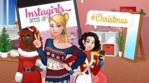 Instagirls Christmas Dress Up Online Game