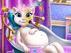 Pregnant Kitty Spa Online Game