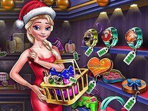 Ice Queen Shopping Xmas Gift Online Game