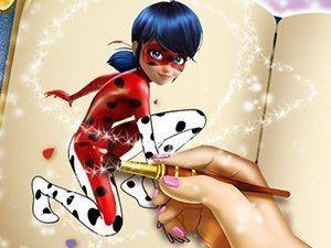 Dotted Girl Coloring Book Online Game