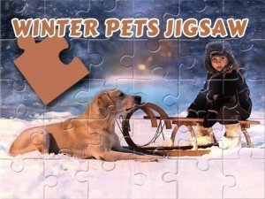 Winter Pets Puzzle Game