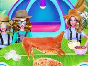 Full Goat Biryani Preparation Cooking Game