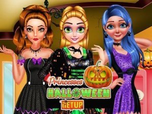 Princesses Halloween Getup: Fashion Dress Up Game