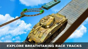 Extreme Impossible Army War Tank Parking Game