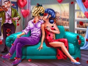 Dotted Girl Romantic Anniversary Online Game