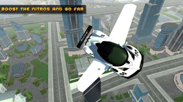 Flying Car City Driving Simulator