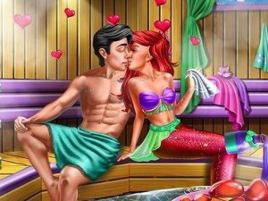 Mermaid Sauna Flirting Online Game