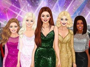 Red Carpet Dress Up Girls Fashion Game