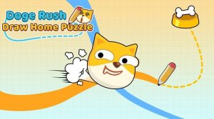 Doge Rush: Draw Home Puzzle Game
