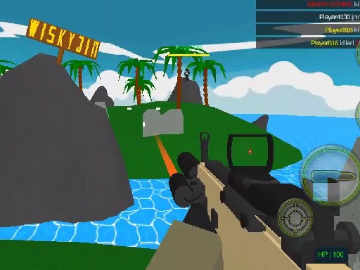 Blocky Action Swat Arcade